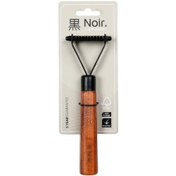 EBI Noir Japandi Furminator hřeben typu hrábě s 10 čepelemi k odstranění podsady 18,5 x 6 x 4 cm