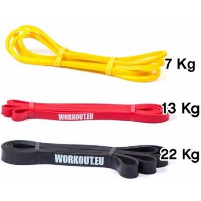 Workout Výhodný set odporových gum - Trio Medium – Zboží Mobilmania