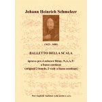 Schmelzer Johann Heinrich Balletto della Scala úprava Archív Kroměříž A 756 – Sleviste.cz