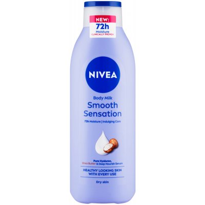 Nivea Smooth Sensation krémové tělové mléko pro suchou pokožku 250 ml – Zboží Mobilmania