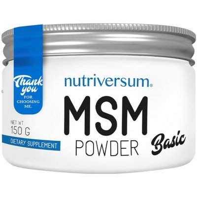 Nutriversum MSM prášek 150 g – Zboží Mobilmania