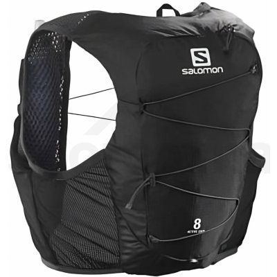 Salomon Active Skin with flasks 8l black – Zboží Mobilmania