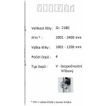 ROTO NX Lišta převodu variabilní Gr.2180 / 2001-2400 / 4 – Sleviste.cz