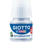 Akrylová barva Giotto Decor matt 25 ml stříbrná – Hledejceny.cz