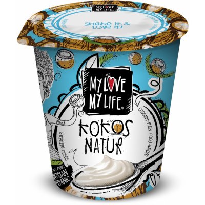 My Love My Life Bio zakysaný kokosový bílý 125 g – Zboží Dáma