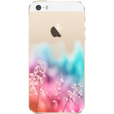 Pouzdro iSaprio Rainbow Grass Apple iPhone 5 / 5S / SE – Zboží Mobilmania