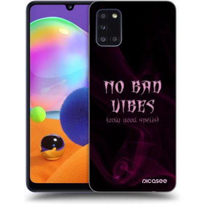 Picasee silikonový černý obal Samsung Galaxy A31 A315F No bad vibes – Zboží Živě