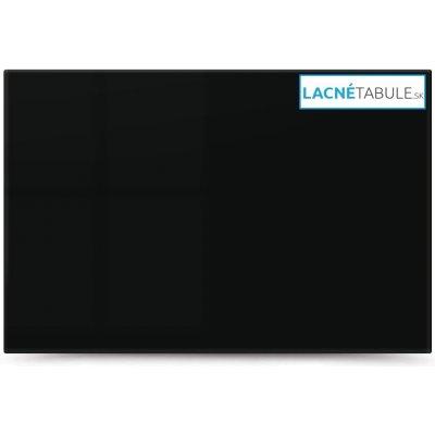 MEMO Skleněná magneto suchostíratelná tabule - černá GLASS ( 60 x 40 cm ) SMST64Č