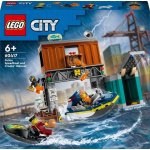 LEGO® City 60417 Policejní motorový člun a úkryt zlodějů – Zboží Živě