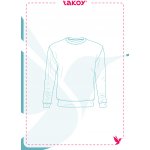 Elektronický střih / PDF pánská mikina basic-M-XL – Zbozi.Blesk.cz