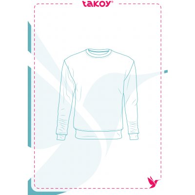 Elektronický střih / PDF pánská mikina basic-M-XL – Zbozi.Blesk.cz