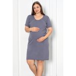 Mateřská noční košile 27003 Dark Grey – Zboží Dáma