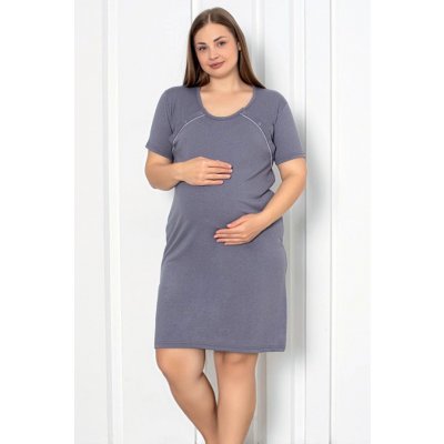 Mateřská noční košile 27003 Dark Grey – Zboží Dáma