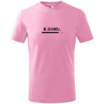 dětské tričko Jo za chvíli... Světlá růžová – Zbozi.Blesk.cz