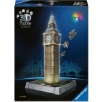 RAVENSBURGER 3D puzzle Iconics Svítící Big Ben (Noční edice) 216 ks – Zboží Dáma