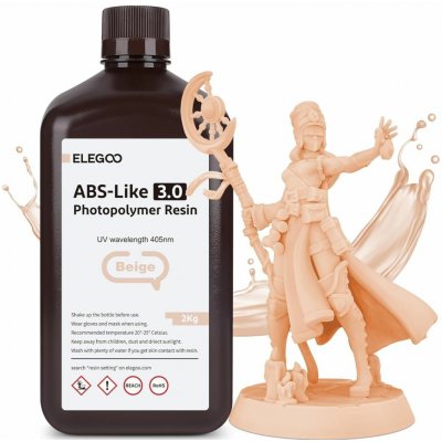 Elegoo ABS-like Resin V3.0 2KG Skin Color 50.103.0193 – Zboží Živě