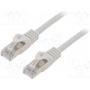 síťový kabel Gembird PP6-0,5M Kabel UTP CAT6 Patch 0,5m, šedý