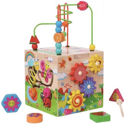 2Kids Toys Motorická kostka s labyrintem Veselá zvířátka – Hledejceny.cz