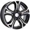 Alu kolo, lité kolo Racing Line A5108 6x16 4x108 ET22 black polished