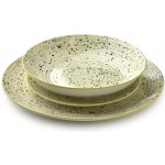 Affekdesign Porcelánová sada talířů STRIPES BEIGE béžová 18 ks – Zbozi.Blesk.cz