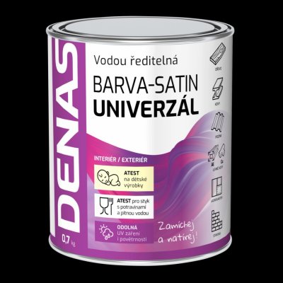 Denas Univerzál satin 0,70 kg bílá – Hledejceny.cz