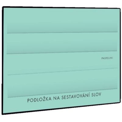 Oxybag Podložka na sestavování slov PASTELINI zelená – Zboží Dáma