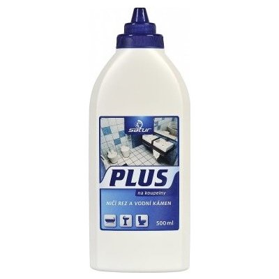 SATUR PLUS KOUPELNA na rez a vodní kámen 500 ml – Sleviste.cz
