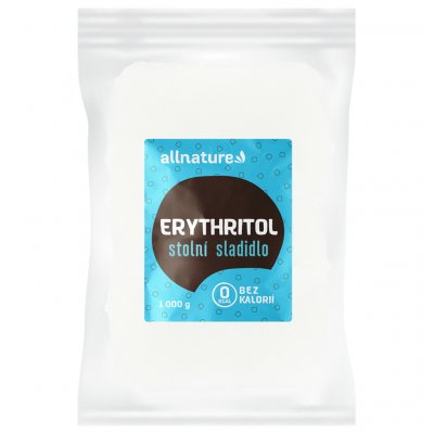 Allnature Erythritol 1000 g – Zboží Mobilmania
