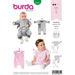 Střih Burda číslo 9314 dětské zavinovací bodýčko – Zboží Mobilmania