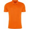 Pánské sportovní tričko Smooth pánská hladká funkční polokošile oranžová drť