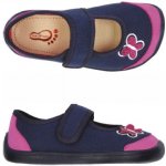 3F Freedom for feet 3F Barefoot papučky dívčí 3BE2/7 motýl modrá – Zboží Dáma