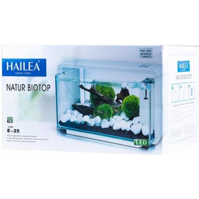 Hailea Biotop Nature E-25 akvarijní set černý 5 W 47 x 25 x 28,5 cm, 25 l – Hledejceny.cz