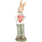 Velikonoční dekorace Králík se srdcem 19*18*60 cm – Zboží Mobilmania