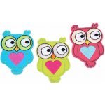 Lepaso Aplikace nažehlovací 4037 sova srdce vel.5x7cm (5ks/bal.) – Zboží Dáma
