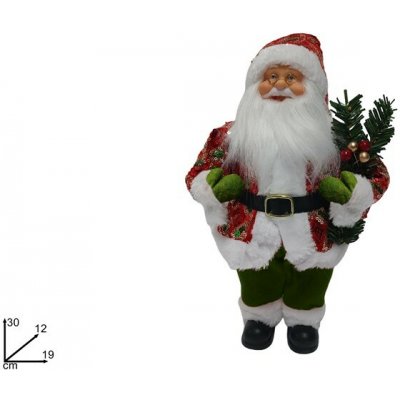 PROHOME - Santa Claus 30cm flitry – Hledejceny.cz