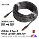 Club3D CAC-1589 USB 3.2 typ C Gen2, aktivní, (M/M), 20m