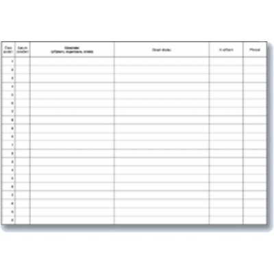 MSK 240 Kniha došlé pošty A4 – Zboží Živě