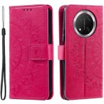 Mandala knížkové pouzdro na Honor Magic 7 Lite 5G - rose – Zboží Mobilmania