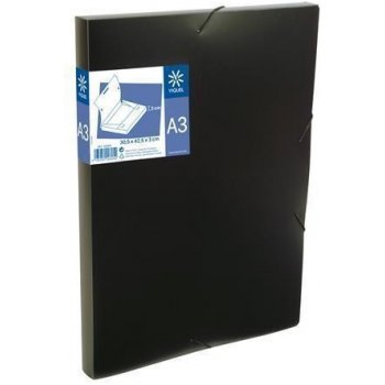Viquel Coolbox PP A3 deska s gumičkou černá 30 mm