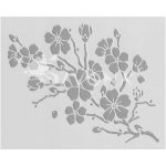 Creatissimo plastová šablona Sakura 12 x 15 cm – Sleviste.cz