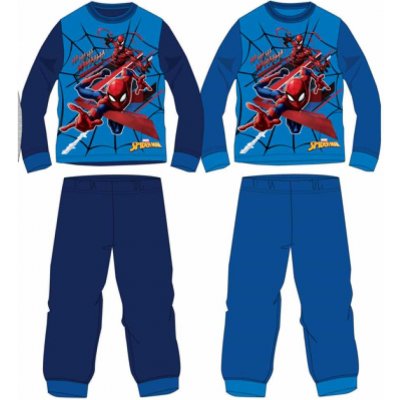 Setino chlapecké pyžamo Spiderman Marvel tm. modrá