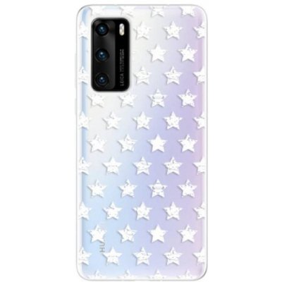 Pouzdro iSaprio - Stars Pattern Huawei P40 bílé – Zboží Mobilmania
