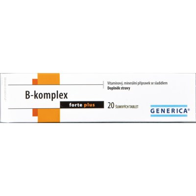 Generica B-komplex Forte plus 20 tablet – Hledejceny.cz