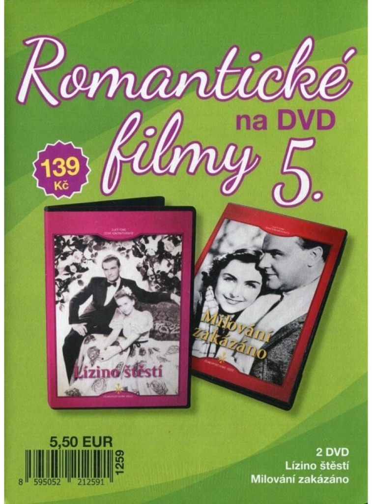 Romantické filmy 5 DVD