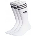 adidas ORIGINALS-3 PACK-HIGH CREW SOCK- WHITE Bílá – Zboží Mobilmania