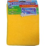 Clanax Profi švédská utěrka žlutá 40 x 40 cm 280 g/m2 1 ks – Zbozi.Blesk.cz