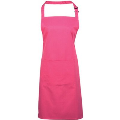 Premier Workwear Pracovní zástěra za krk s kapsou PR154 Hot Pink Pantone 214c 72x86cm – Hledejceny.cz