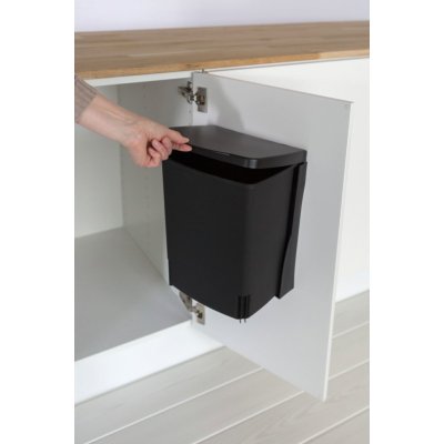 Brabantia Vestavný koš 10l černý 395246