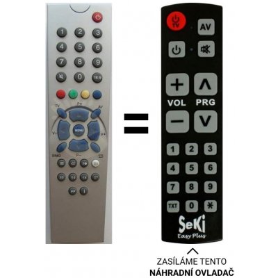 Dálkový ovladač Senior Praktik PR1450S EC2PT90JEPBG – Hledejceny.cz