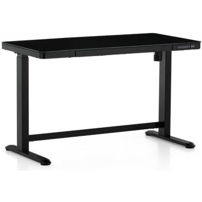 Rauman Výškově nastavitelný stůl OfficeTech, 120 x 60 cm, černá